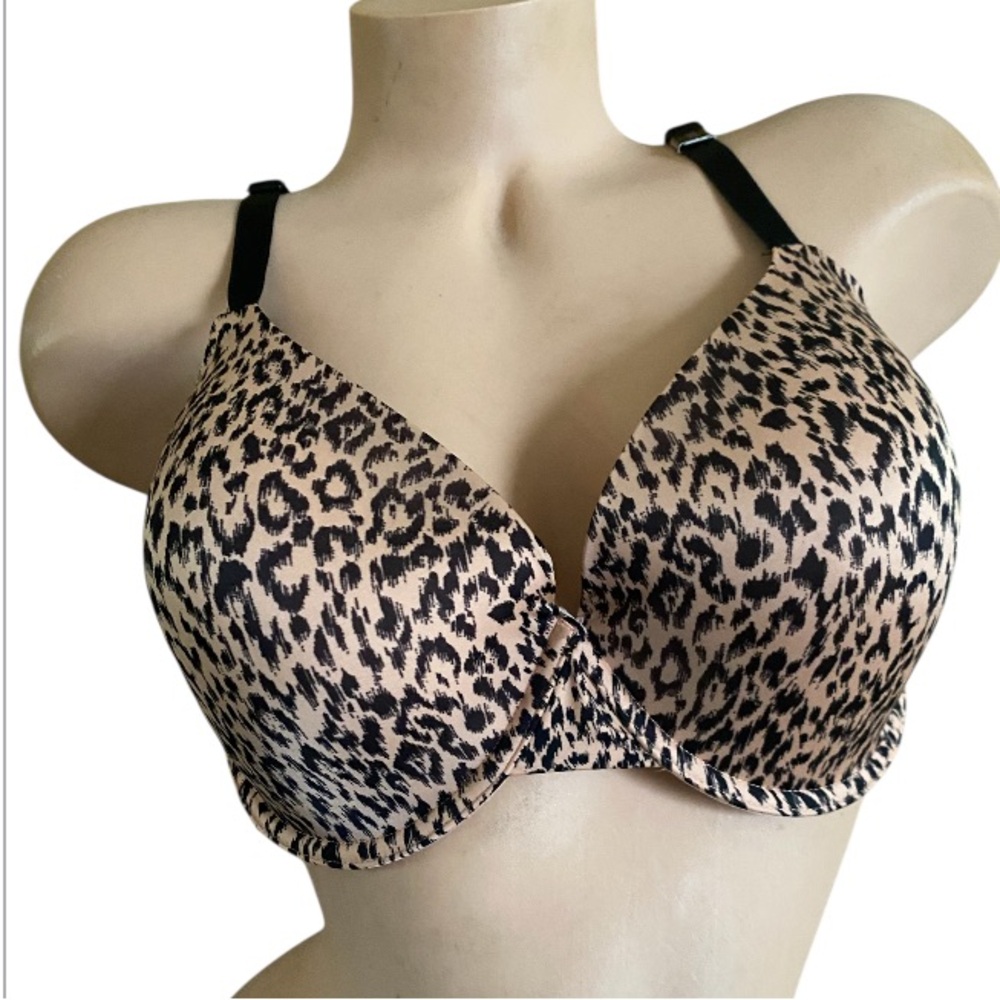 Victoria's Secret Neutral Leopard Cheetah Animal Print  Size 38DD New with tags